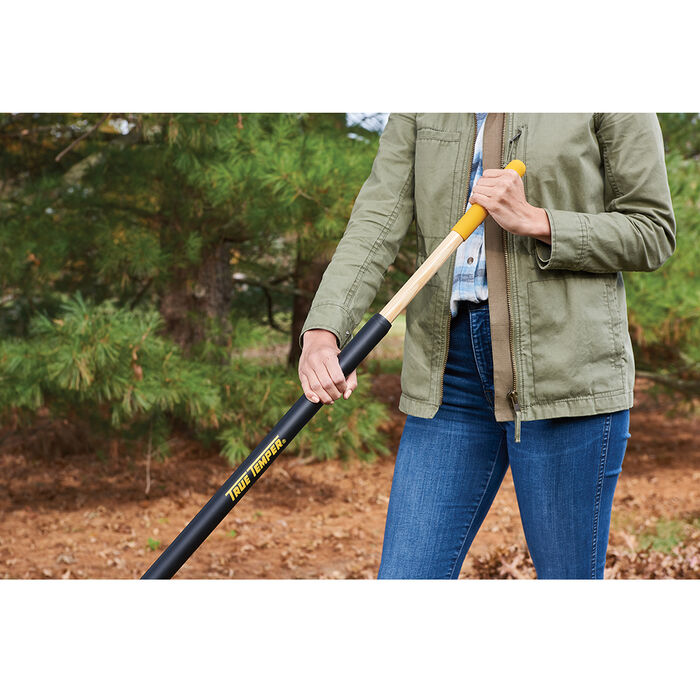 24" Poly Clog Free Leaf Rake image number 3