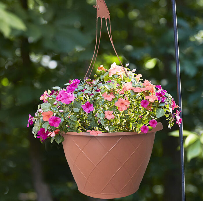 12" Weave Hanging Basket image number 2