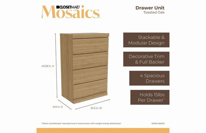 Mosaics Drawer Unit image number 4