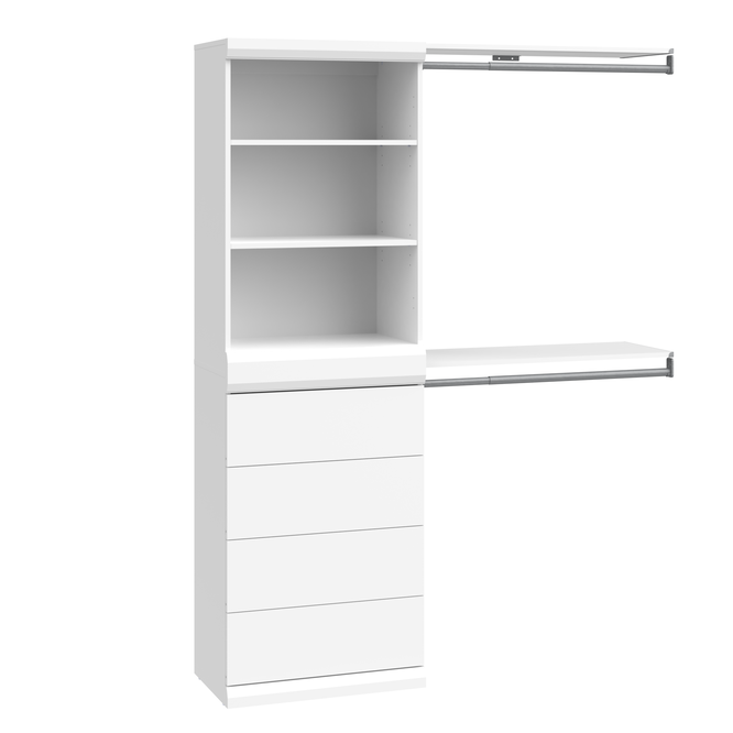 1 Shelf, 1 Drawer & 2 Hanging Units Combo