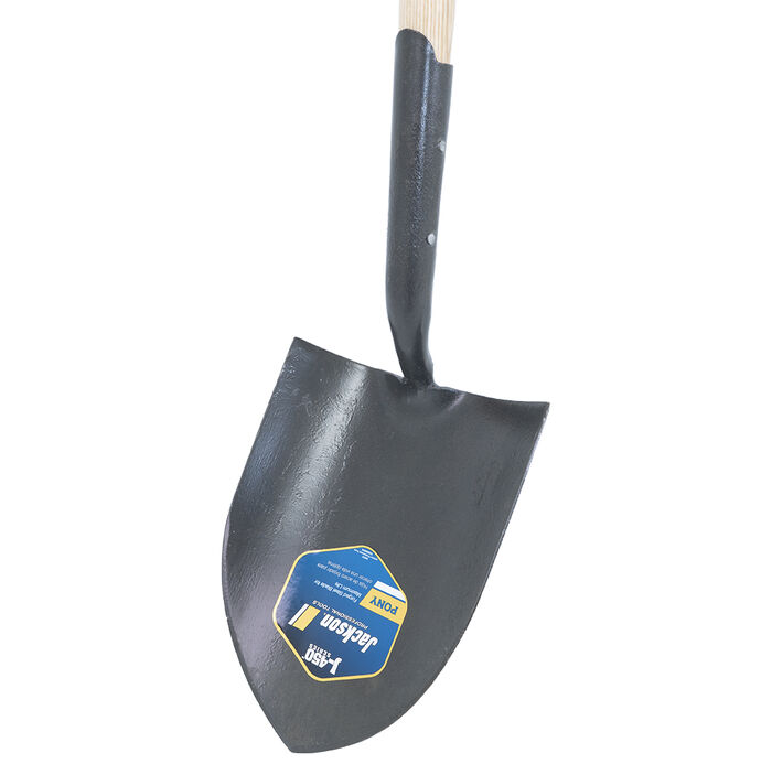 Round Point Shovel with Solid Shank and No-step image number 1
