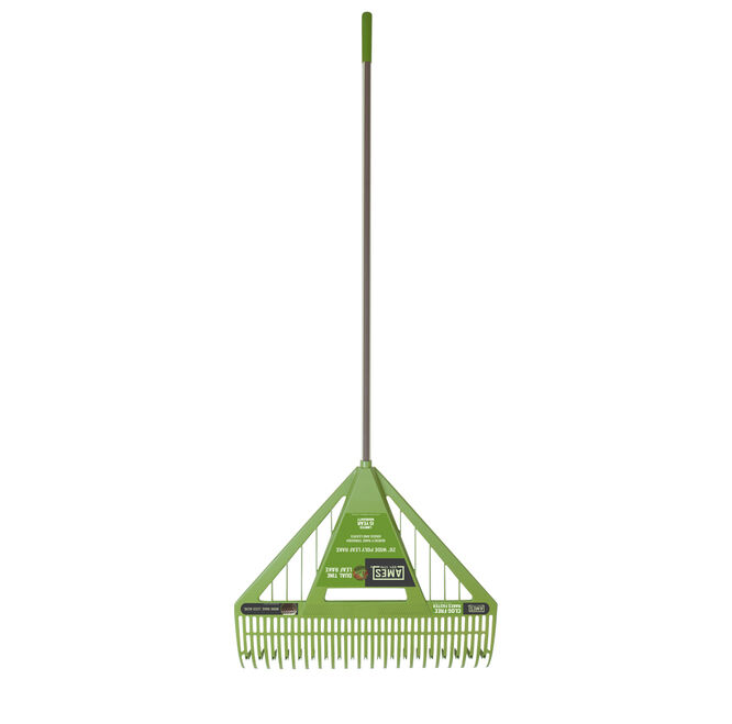 26 in. Dual Tine Poly Leaf Rake