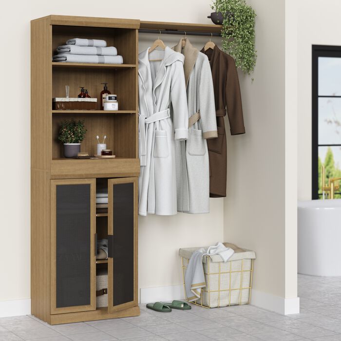 1 Shelf, 1 Door & 1 Hanging Unit Combo image number 1