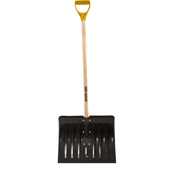 18 Inch Steel Snow Shovel with D-Grip image number 1