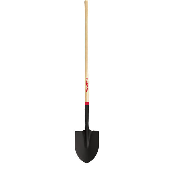 Irrigation Shovel with Wood Handle