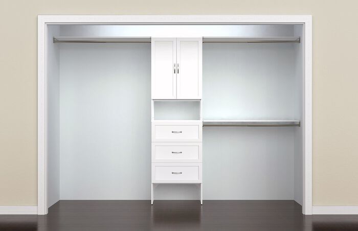 25" Organizer + Doors + 3 Drawers image number 1