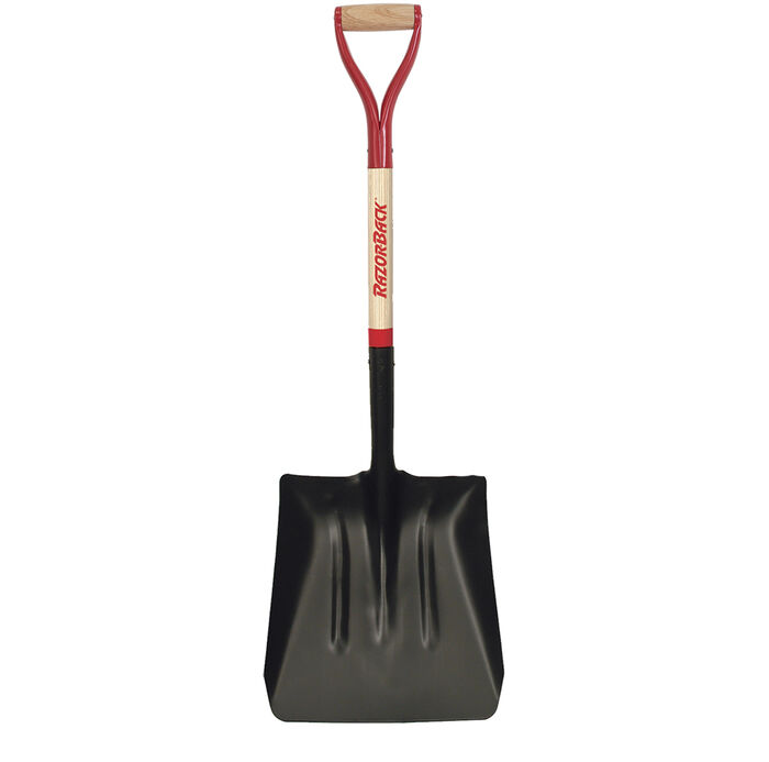 #2 Street Coal/Street Shovel, with Wood Handle and Steel D-Grip image number 0