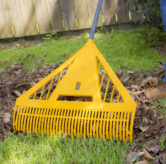 26 Inch Dual Tine Poly Leaf Rake image number 1