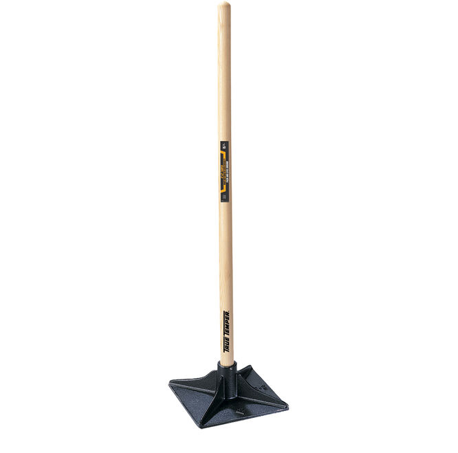 8-Inch x 8-Inch Tamper with Hardwood Handle