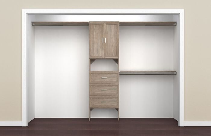 25" Organizer + Doors + 3 Drawers image number 1