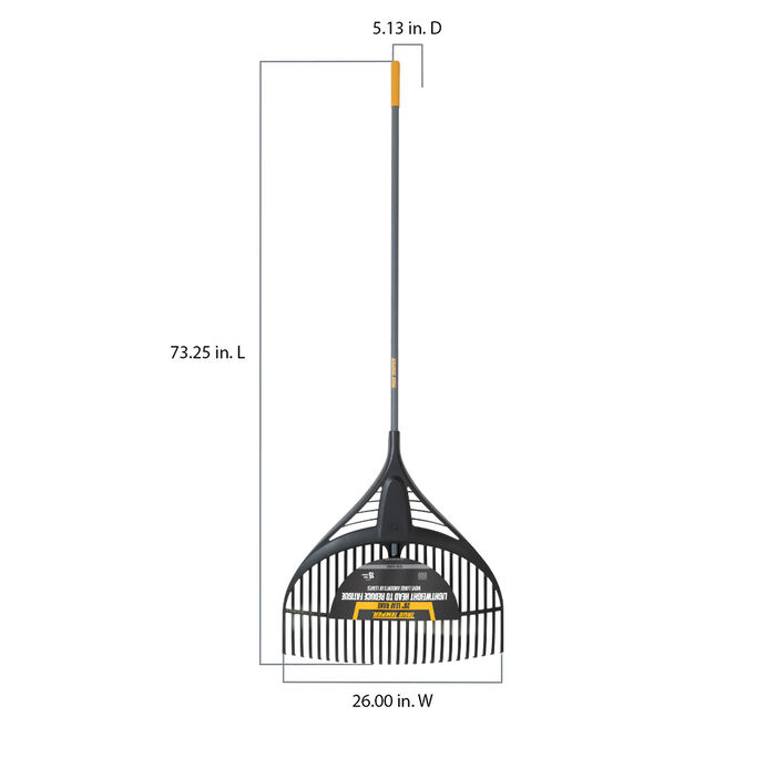 26 Inch Poly Leaf Rake image number 1