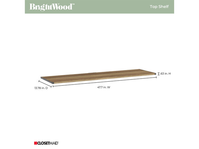 BRIGHTWOOD 48 IN TOP SHELF SAND image number 1