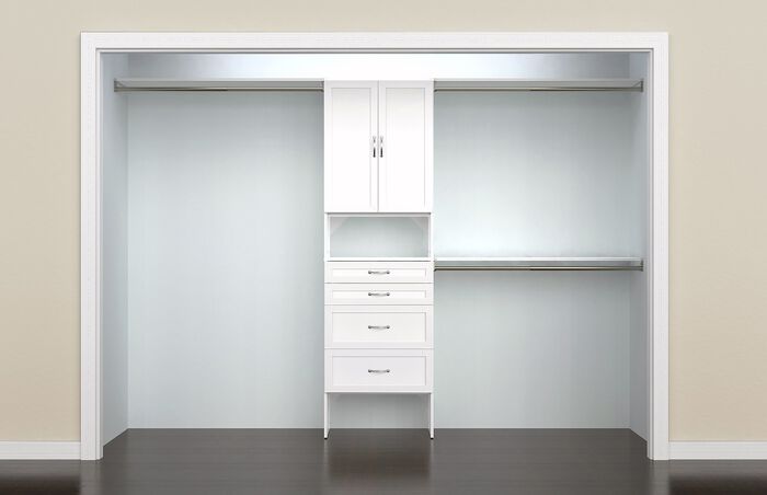 25" Organizer + Doors + 4 Drawers image number 1