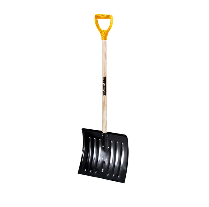 18 Inch Steel Snow Shovel with D-Grip image number 0