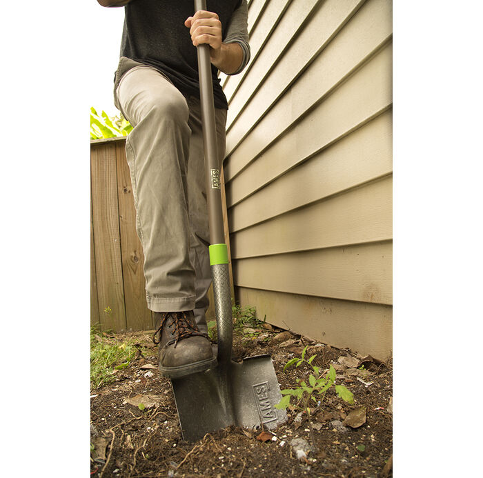 Long Fiberglass Handle Round Point Shovel image number 1