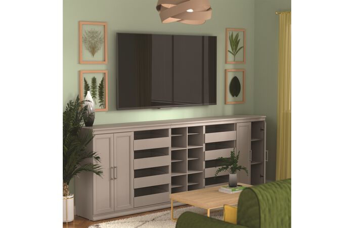 Two Shelf, Two Drawer, Divided, with Two Door Pairs Kit image number 3