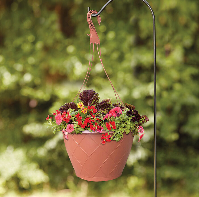 12" Weave Hanging Basket image number 1