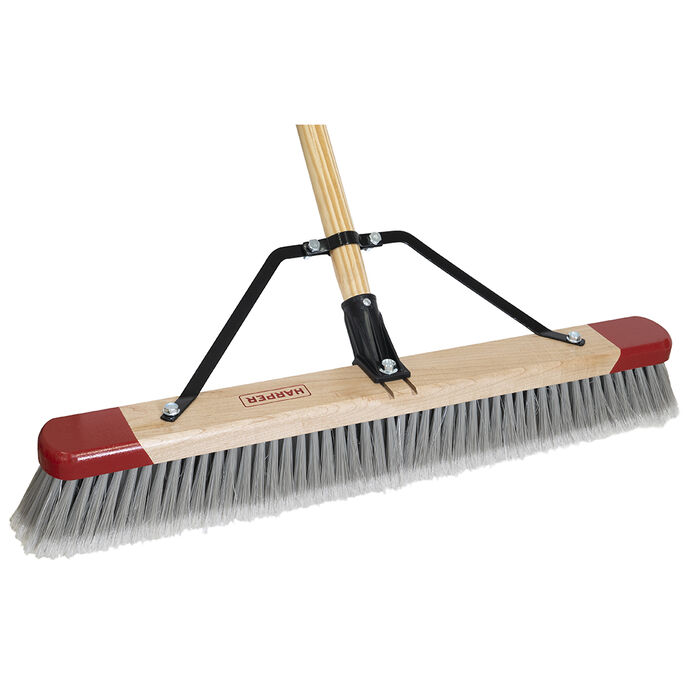 24 IN Premium Indoor Smooth Surface Push Broom image number 1