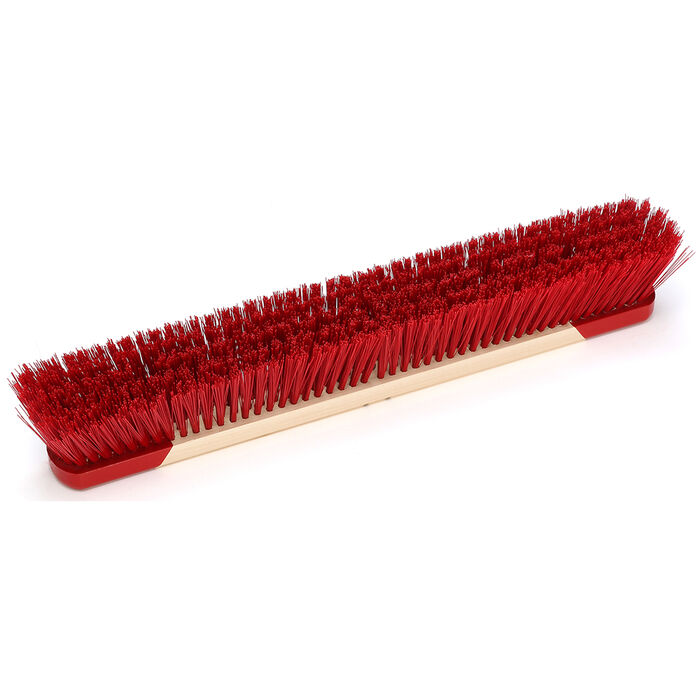 24 IN Premium Red-End Wet-Dry Unassembled Push Broom image number 1