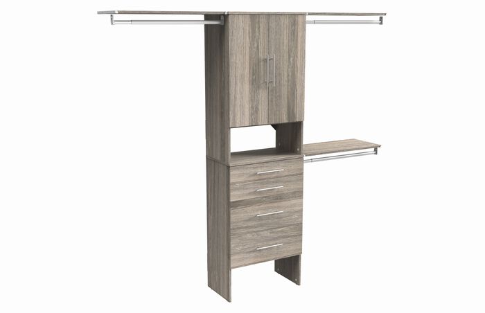 25" Org. + Modern Doors + 4 Drawers image number 0