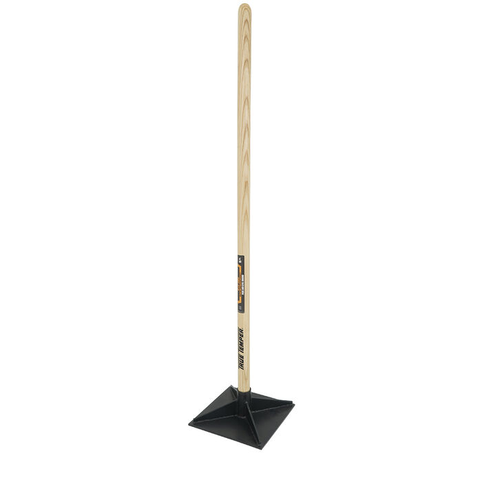 10-inch x 10-inch Tamper with Hardwood Handle image number 1