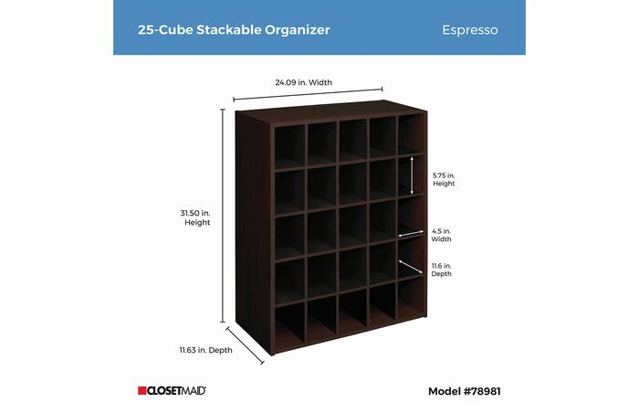 25 Shoe Cube Organizer image number 2