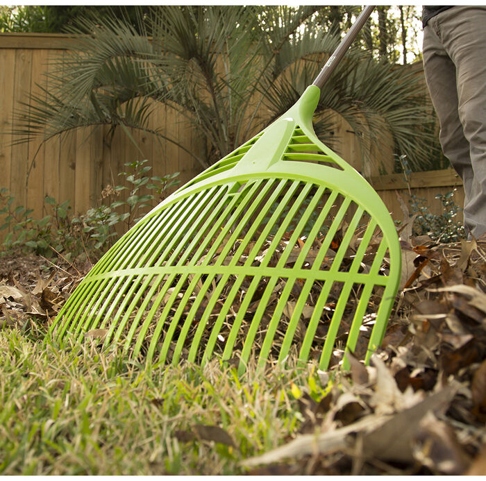 Steel Handle 26 in. Poly Leaf Rake image number 2