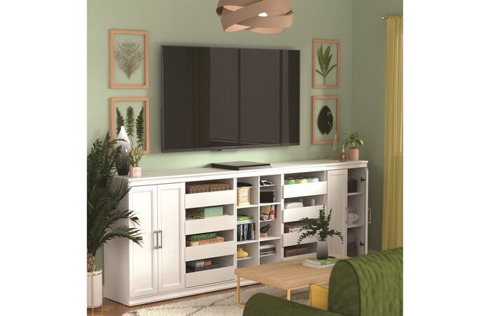 Two Shelf, Two Drawer, Divided, with Two Door Pairs Kit image number 2