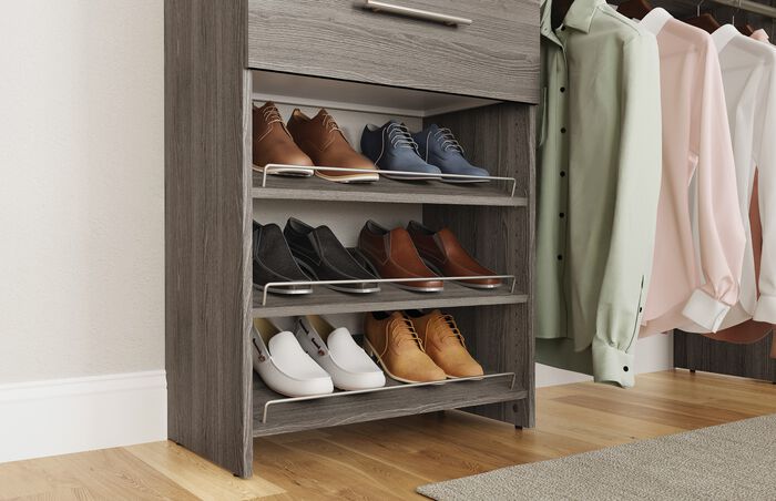 BRIGHTWOOD 25 IN ANGLED SHOE SHELF image number 3