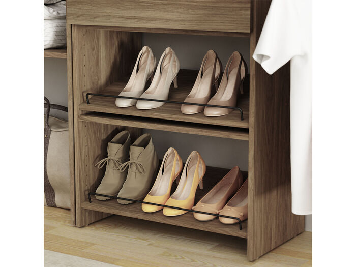 BRIGHTWOOD 25 IN SHOE SHELVES PAIR SAND image number 2