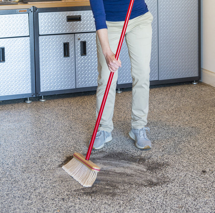 9 IN Smooth Sweep Upright Broom 48 IN Handle image number 4