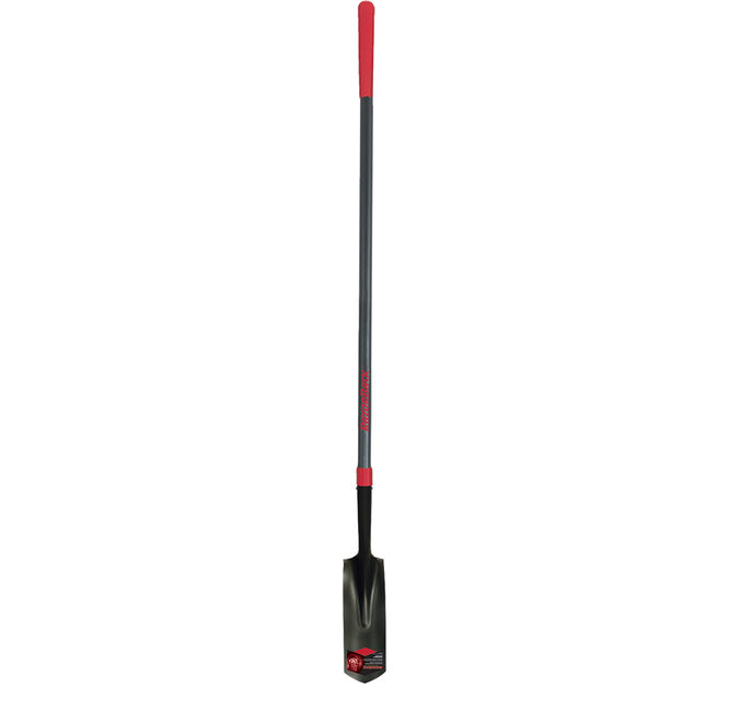 4-in Trenching Shovel with Fiberglass Handle and Cushion Grip