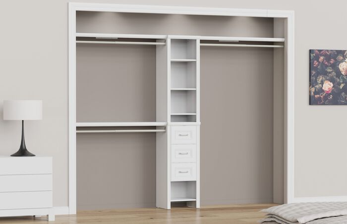 1 Narrow Tower 3 Top Shelf 3 Drawer Kit image number 2