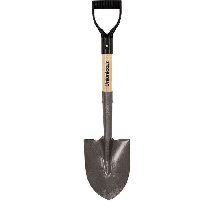 D-Handle Round Point Utility Digging Shovel image number 0