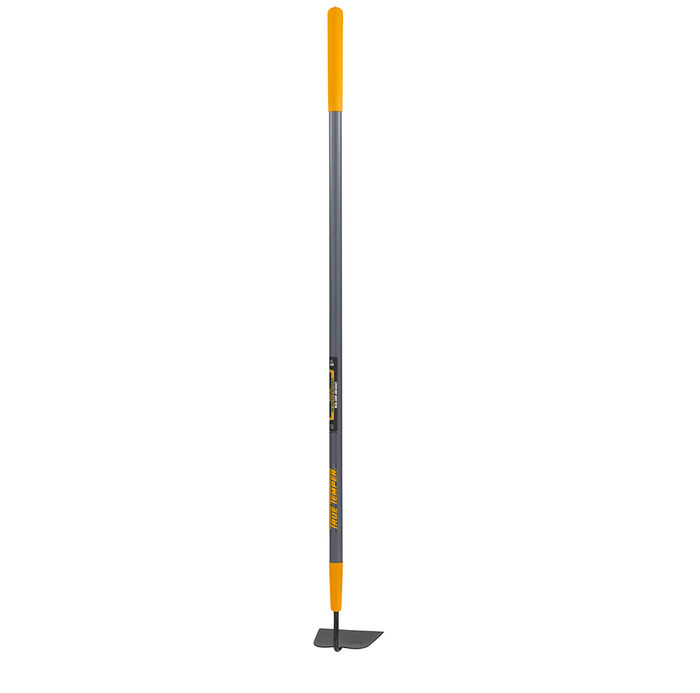 Forged Garden Hoe with Cushion End Grip on Fiberglass Handle image number 0