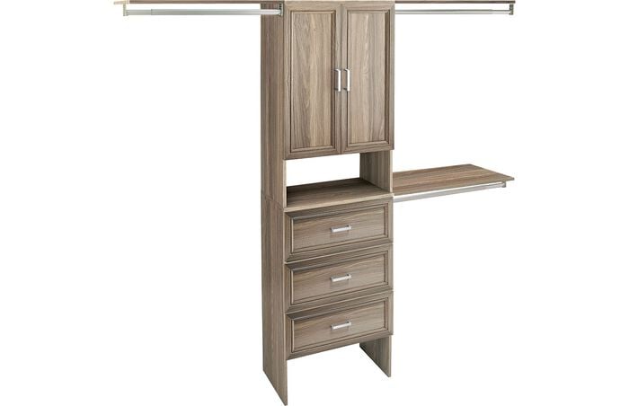 25" Organizer + Doors + 3 Drawers image number 0