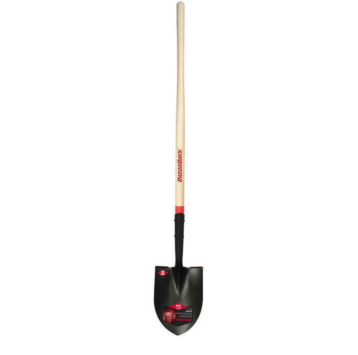 Round Point Shovel, Closed Back, with Wood Handle image number 0