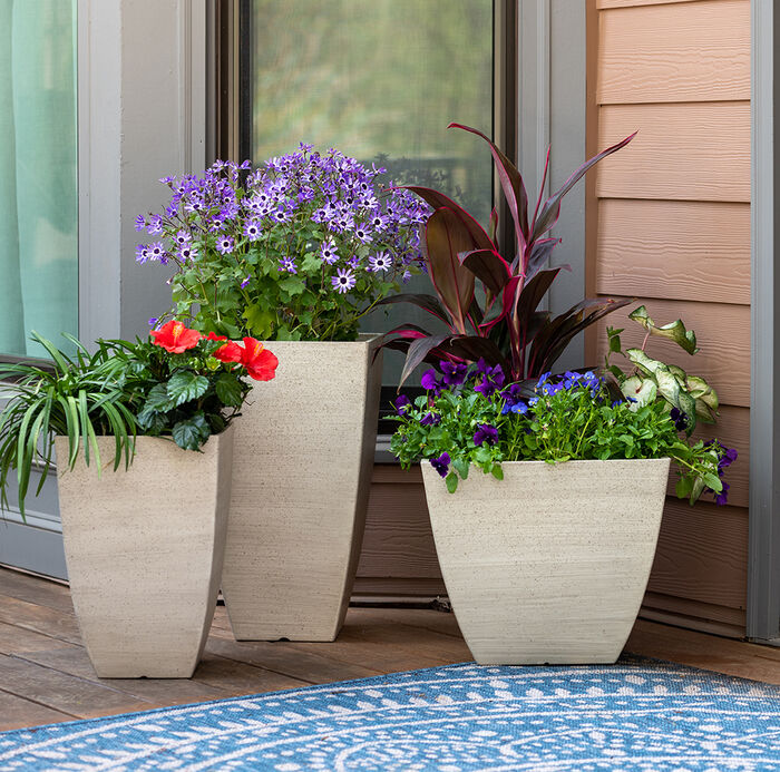 15.5"H Newland Square Planter image number 1