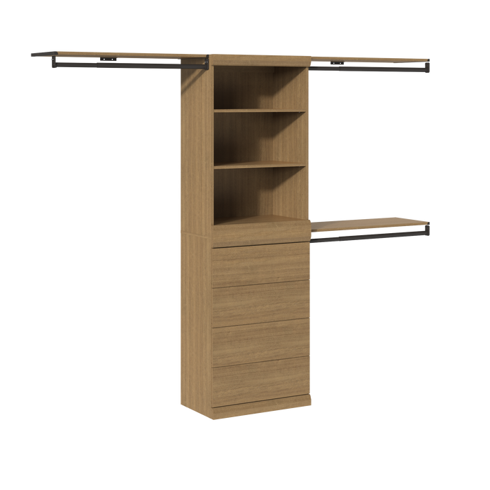1 Shelf, 1 Drawer & 3 Hanging Units Combo image number 0