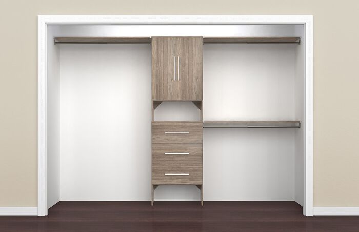 25" Org. + Modern Doors + 3 Drawers image number 1