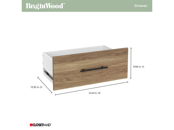 BRIGHTWOOD 25 IN X 10 IN MODERN DRAWER SAND image number 1