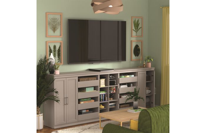 Two Shelf, Two Drawer, Divided, with Two Door Pairs Kit image number 2