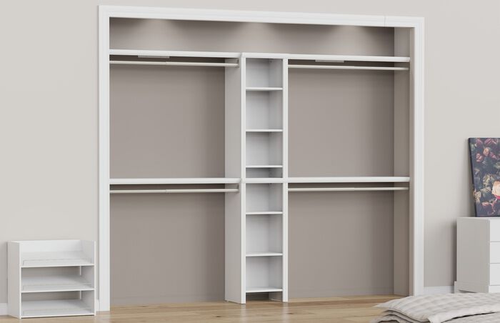 1 Narrow Tower 4 Top Shelf 1 Shoe Unit Kit image number 2