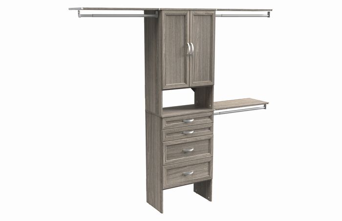 25" Organizer + Doors + 4 Drawers image number 0