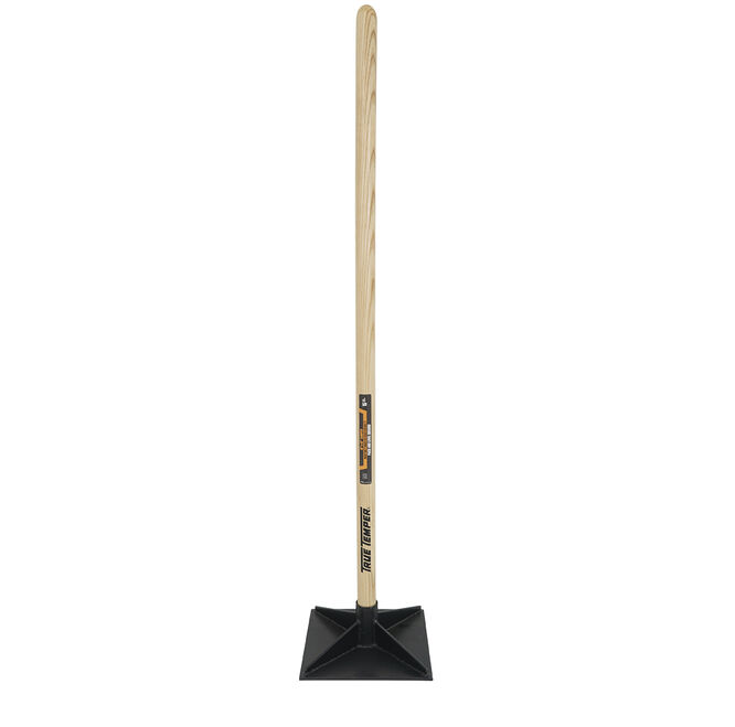 10-inch x 10-inch Tamper with Hardwood Handle
