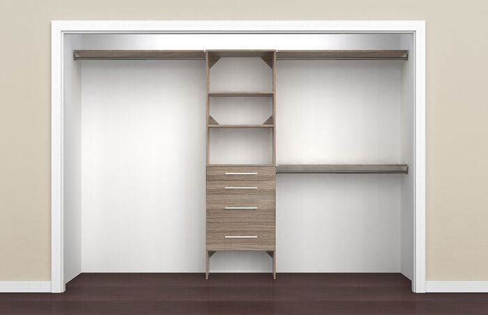 25" Organizer + 4 Modern Drawers image number 1