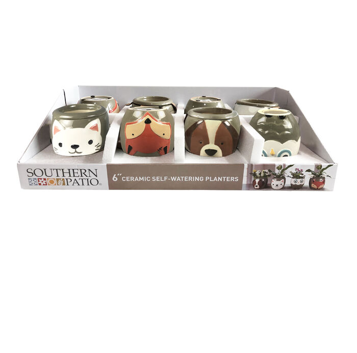 Ceramic Self-Watering Tray Pack image number 0