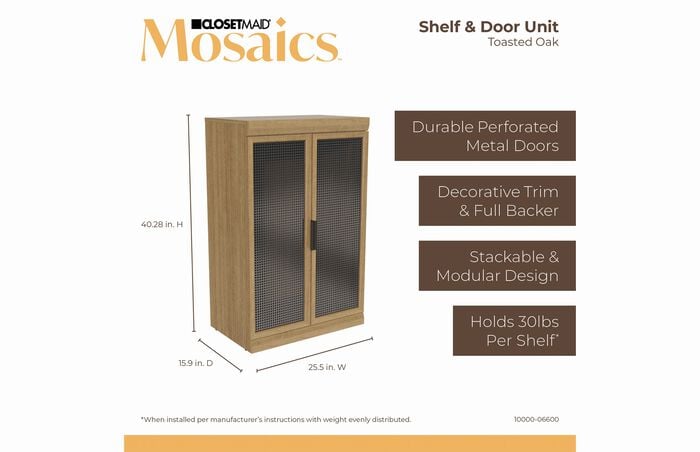 Mosaics Shelf and Door Unit image number 3