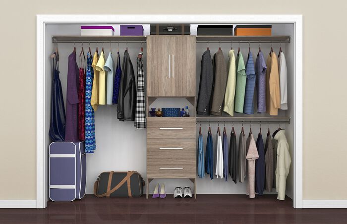 25" Org. + Modern Doors + 3 Drawers image number 2