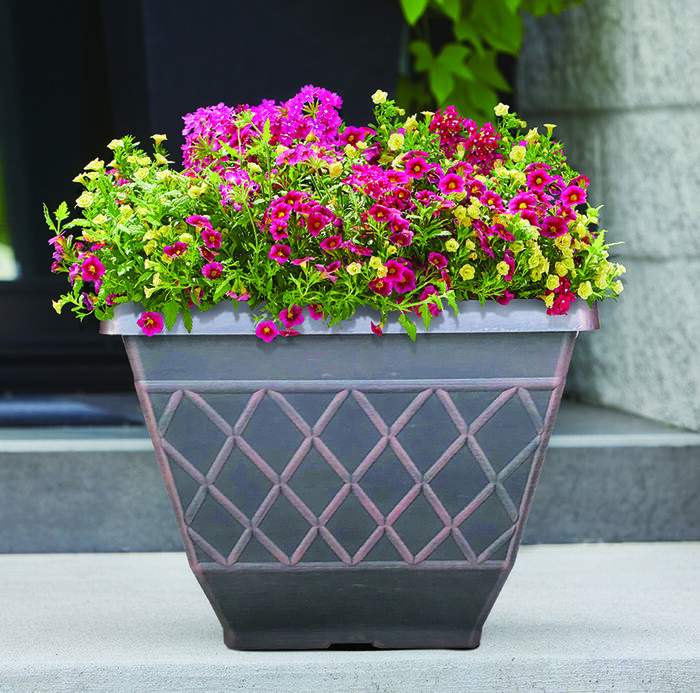 16" Lacis Square Planter image number 1
